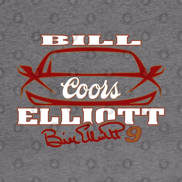 #9 Bill Elliott Fan Car by Lifeline/BoneheadZ Apparel